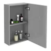 Klyn Bathroom Brooklyn 450mm Grey Mist Bathroom Mirror Unit -Vanity Unit Bathroom Suites b45mgm d2