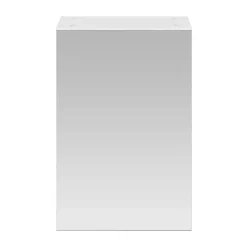 Klyn Bathroom Brooklyn 450mm Gloss White Bathroom Mirror Unit -Vanity Unit Bathroom Suites b45mgw d1