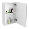 Klyn Bathroom Brooklyn 450mm Gloss White Bathroom Mirror Unit -Vanity Unit Bathroom Suites b45mgw d2
