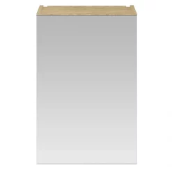 Klyn Bathroom Brooklyn 450mm Natural Oak Bathroom Mirror Unit -Vanity Unit Bathroom Suites b45mno nd1