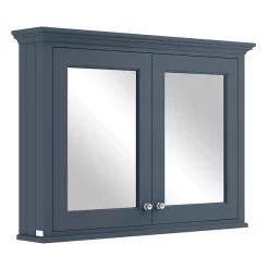 Bayswater Stiffkey Blue 1050mm Mirror Wall Cabinet