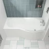 Klyn Bathroom Brooklyn Grey Avola Bathroom Suite + B-Shaped Bath -Vanity Unit Bathroom Suites bgabs n d6