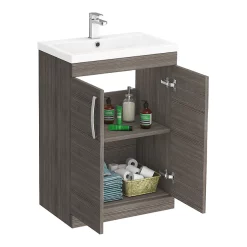 Klyn Bathroom Brooklyn Grey Avola Vanity Furniture Package -Vanity Unit Bathroom Suites bgapk d2