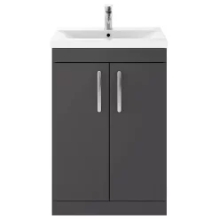 Klyn Bathroom Brooklyn Gloss Grey Bathroom Suite + B-Shaped Bath 13 Klyn Bathroom Brooklyn Gloss Grey Bathroom Suite + B-Shaped Bath -Vanity Unit Bathroom Suites bggbs d4