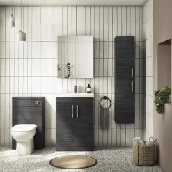 Klyn Bathroom Brooklyn Black Vanity Furniture Package -Vanity Unit Bathroom Suites bhbpknewl