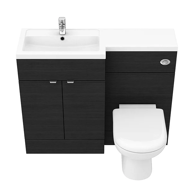 Klyn Bathroom Brooklyn Black 1100mm Combination Furniture Pack 6 Klyn Bathroom Brooklyn Black 1100mm Combination Furniture Pack - Image 4