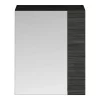 Klyn Bathroom Brooklyn 600mm Bathroom Mirror & Fascia Cabinet - Black 2 Klyn Bathroom Brooklyn 600mm Bathroom Mirror & Fascia Cabinet - Black -Vanity Unit Bathroom Suites bk618 d3