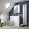 Klyn Bathroom Brooklyn 1100mm White Gloss Slimline Combination Furniture Pack -Vanity Unit Bathroom Suites bks1100wht d2