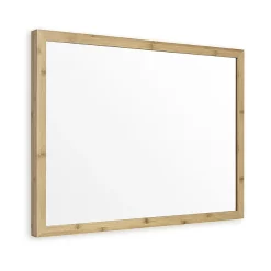 EcoDelux 600 X 800mm Bamboo Frame Rectangular Mirror
