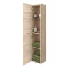 Klyn Bathroom Brooklyn Natural Oak L Shaped Bath Suite (with Vanity + Tall Cabinet) 1 Klyn Bathroom Brooklyn Natural Oak L Shaped Bath Suite (with Vanity + Tall Cabinet) -Vanity Unit Bathroom Suites bnvt d7