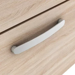 Klyn Bathroom Brooklyn Natural Oak Wall Hung Vanity Furniture Package