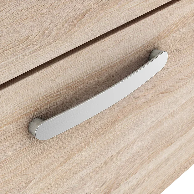 Klyn Bathroom Brooklyn Natural Oak Wall Hung Vanity Furniture Package 3 Klyn Bathroom Brooklyn Natural Oak Wall Hung Vanity Furniture Package