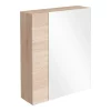 Klyn Bathroom Brooklyn 600mm Natural Oak Bathroom Mirror & Fascia Cabinet 2 Klyn Bathroom Brooklyn 600mm Natural Oak Bathroom Mirror & Fascia Cabinet -Vanity Unit Bathroom Suites brooklyn600mmnaturaloakbathroommirror l