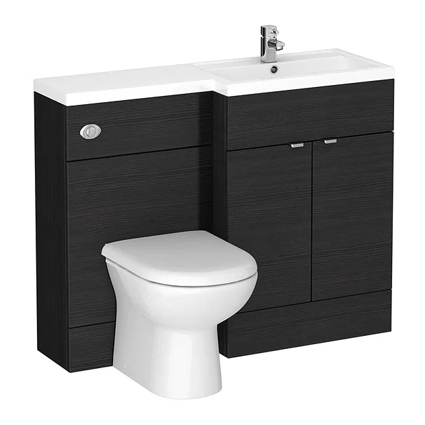 Klyn Bathroom Brooklyn Black 1100mm Combination Furniture Pack 5 Klyn Bathroom Brooklyn Black 1100mm Combination Furniture Pack - Image 3