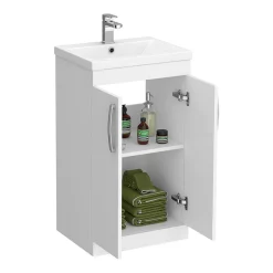 Klyn Bathroom Brooklyn Gloss White Bathroom Suite -Vanity Unit Bathroom Suites brwhtbs d3