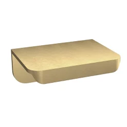 Klyn Bathroom Brooklyn 1000 Gloss White Square Semi-Recessed Combination Unit W. Brushed Brass Handles + Flush -Vanity Unit Bathroom Suites bs14bb d2