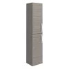 Klyn Bathroom Brooklyn Grey Avola Bathroom Suite With Tall Cabinet 1 Klyn Bathroom Brooklyn Grey Avola Bathroom Suite With Tall Cabinet -Vanity Unit Bathroom Suites btcga detail02