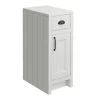 Chatsworth Grey Cupboard Unit 300mm Wide X 435mm Deep With Matt Black Handles -Vanity Unit Bathroom Suites c300grymb l