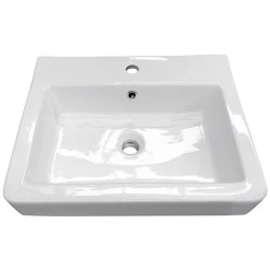 Chatsworth Traditional White 560mm Vanity Sink + 300mm Cupboard Unit -Vanity Unit Bathroom Suites c825wht detail3