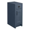 Chatsworth Traditional Blue Double Basin Vanity + Cupboard Combination Unit With Matt Black Handles -Vanity Unit Bathroom Suites cblu142pkmb d3