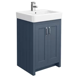 Chatsworth Blue Close Coupled Roll Top Bathroom Suite -Vanity Unit Bathroom Suites cccbbs d3
