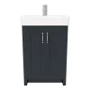 Chatsworth Graphite Close Coupled Roll Top Bathroom Suite -Vanity Unit Bathroom Suites cccbkbs d6n