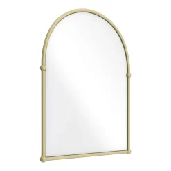 Chatsworth Traditional 673 X 490mm Arched Mirror - Brushed Brass -Vanity Unit Bathroom Suites chtbbm d3