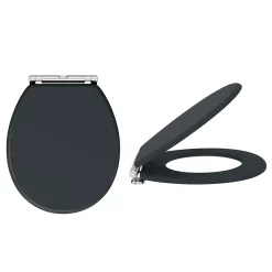 Chatsworth Traditional Shower Bath Suite - 1700mm With Matt Black Grid Screen + Leg Set