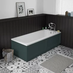 Chatsworth Green Bathroom Suite Incl. 1700 X 700 Bath With Panels -Vanity Unit Bathroom Suites chtbsgrnd2
