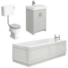 Chatsworth Grey Bathroom Suite Incl. 1700 X 700 Bath With Panels -Vanity Unit Bathroom Suites chtbsgry d8
