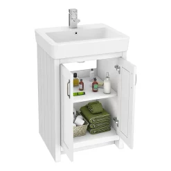 Chatsworth White Bathroom Suite Incl. 1700 X 700 Bath With Panels 11 Chatsworth White Bathroom Suite Incl. 1700 X 700 Bath With Panels -Vanity Unit Bathroom Suites chtbswht d3