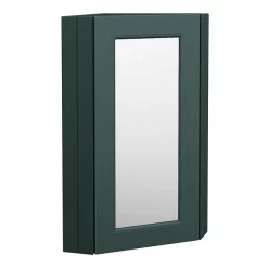 Chatsworth Corner Mirror Cabinet Green