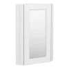Chatsworth Corner Mirror Cabinet White -Vanity Unit Bathroom Suites cnrmcabwht l