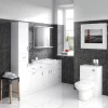 Cove 250x300mm White Cupboard Unit -Vanity Unit Bathroom Suites cove250x300mmwhitecupboardunitd1