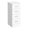 Cove 300x330mm White 4 Drawer Unit -Vanity Unit Bathroom Suites cove300x330mmwhite4drawerunitlrg