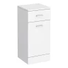 Cove 350x330mm White Laundry Basket -Vanity Unit Bathroom Suites cove350x330mmwhitelaundrybasketd3