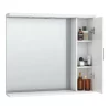 Cove White Illuminated Mirror Cabinet (850mm Wide) -Vanity Unit Bathroom Suites covewhiteilluminatedmirrorcabinet850mmd1