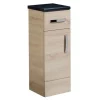 Tavistock Courier 300mm Freestanding Storage Unit - Oregon Oak 1 Tavistock Courier 300mm Freestanding Storage Unit - Oregon Oak -Vanity Unit Bathroom Suites cr30fcor l