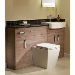 Tavistock Courier 600mm Semi-Countertop Unit & Basin - Montana Gloss -Vanity Unit Bathroom Suites cr600mg d1