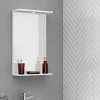Cove White Illuminated Mirror (450mm Wide) -Vanity Unit Bathroom Suites cv111 d1