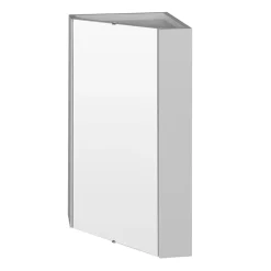 Cove Gloss Light Grey Corner Mirror Cabinet -Vanity Unit Bathroom Suites cvg418 l