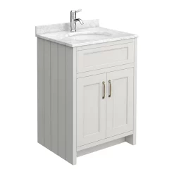 Chatsworth White Marble Traditional Grey Vanity Unit + Toilet Package 12 Chatsworth White Marble Traditional Grey Vanity Unit + Toilet Package -Vanity Unit Bathroom Suites cwm610wcgry n d2