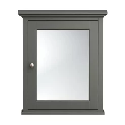 Old London Traditional Mirror Cabinet (650mm Wide - Charcoal) -Vanity Unit Bathroom Suites daf604 detail1