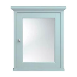Old London Traditional Mirror Cabinet (650mm Wide - Duck Egg Blue) -Vanity Unit Bathroom Suites daf704 d1