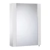 Tavistock Detail Single Door Mirror Cabinet - Gloss White -Vanity Unit Bathroom Suites de47w l