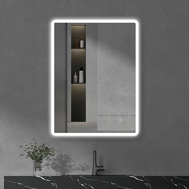 Cruze Bathroom Cruze 600x800mm LED Universal Mirror Inc. Touch Sensor + Anti-Fog 4 Cruze Bathroom Cruze 600x800mm LED Universal Mirror Inc. Touch Sensor + Anti-Fog - Image 2