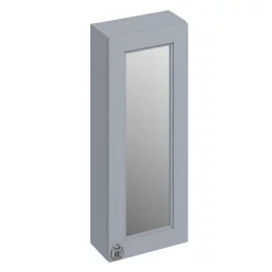 Urlington Bathroom Burlington 30 Single Door Mirror Cabinet - Classic Grey