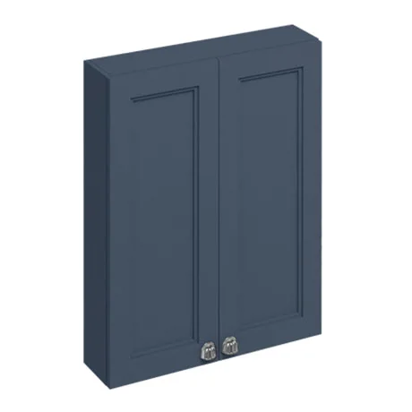 Urlington Bathroom Burlington 60 2-Door Wall Unit - Blue 3 Urlington Bathroom Burlington 60 2-Door Wall Unit - Blue