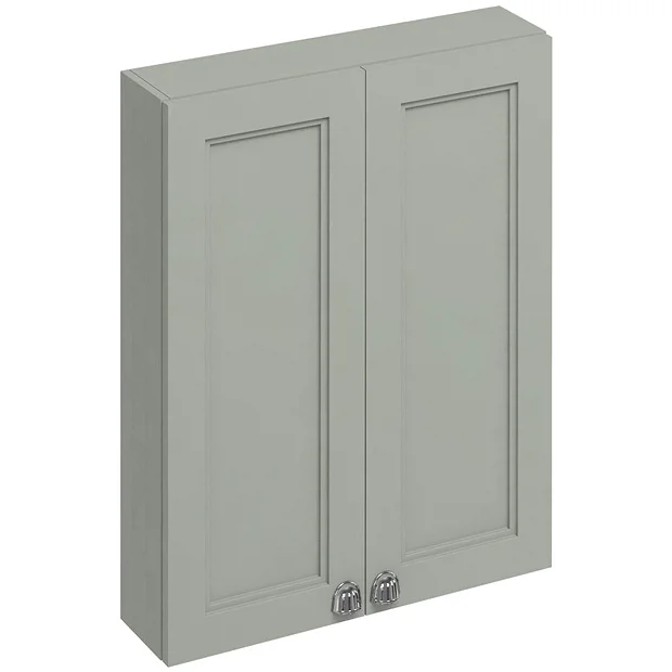 Urlington Bathroom Burlington 60 2-Door Wall Unit - Dark Olive 4 Urlington Bathroom Burlington 60 2-Door Wall Unit - Dark Olive - Image 2
