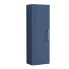 Roxbury Deco Fluted Blue Wall Hung Tall Storage Cabinet With Chrome Handle -Vanity Unit Bathroom Suites flt362 l